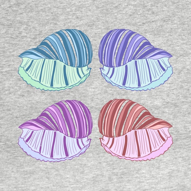 Colorful Shells by CarrieBrose